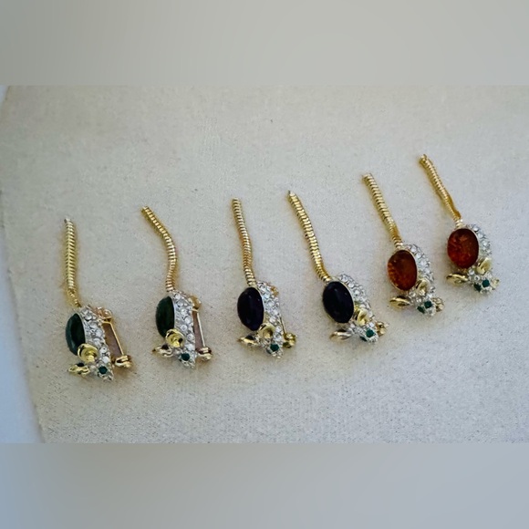 Vintage Mice Cabachon Brooches - Picture 4 of 11